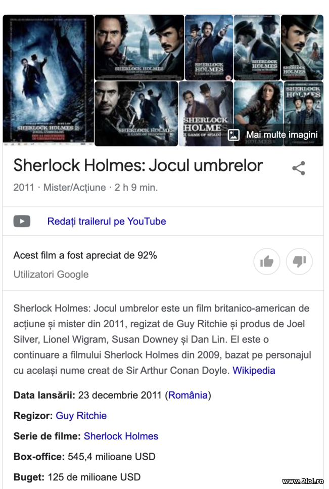 Sherlock Holmes: A Game of Shadows (2011) e cool | poze haioase