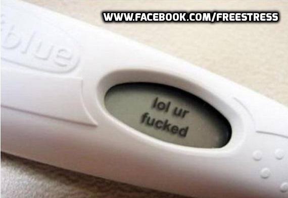 Testul de sarcina glumet poze haioase
