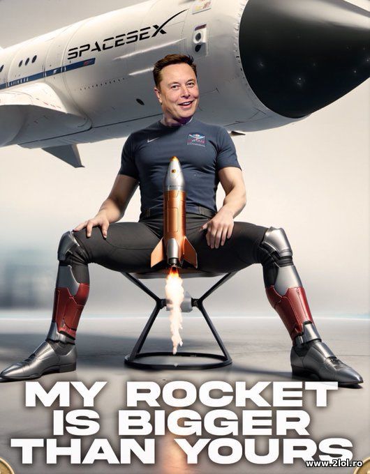 My rocket is bigger than yours poze haioase