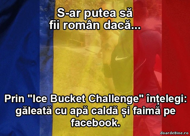 Ce înțeleg românii din Ice Bucket Challenge poze haioase
