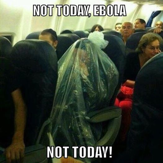 Azi nu, Ebola poze haioase