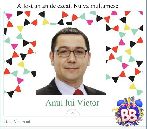 Anul lui Victor Ponta poze haioase