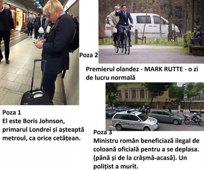 Primarul Londrei, Premierul olandez, si Jeneralu | poze haioase