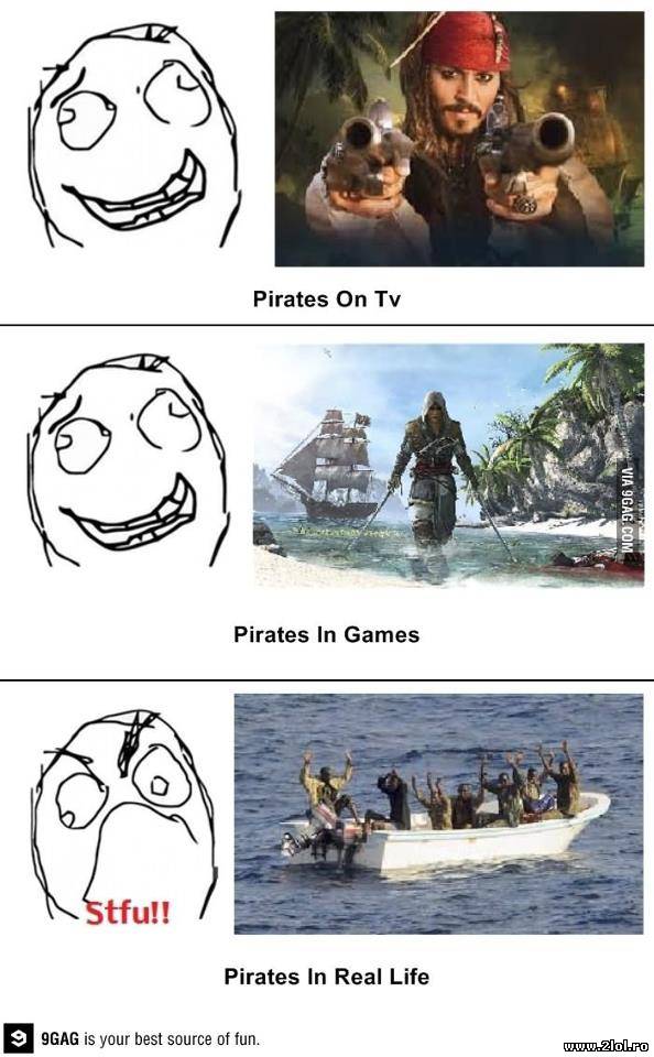 Piratii in viata reala | poze haioase