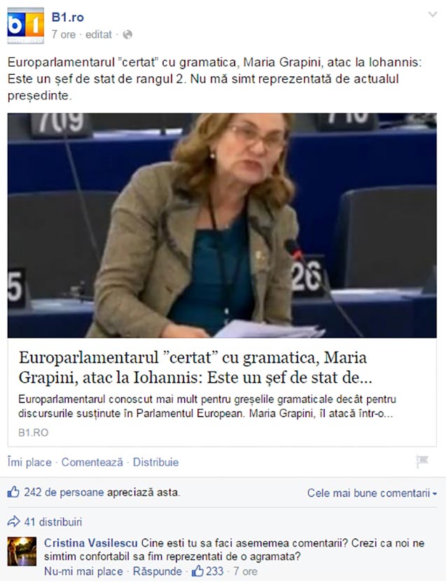 Maria Grapini, europarlamentarul agramat | poze haioase