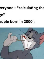 People born in 2000 calculating their age - poza demo