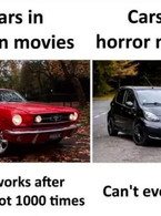 Cars in action and horror movies - poza demo