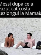 Messi dupa ce a vazut costul sezlongului la Mamaia - poza demo