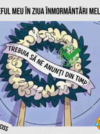 Seful in ziua inmormantarii - poza demo