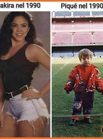 Shakira si Pique in anul 1990 - poza demo