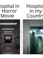 Hospital in horror movie vs my country - poza demo