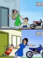 Mom's in 1999 and in 2023 - poza demo