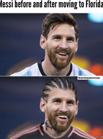 Messi before and after moving to Florida - Miami - poza demo