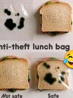 Anti theft lunch bag - poza demo