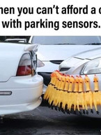 When you can't afford a card with parking sensors - poza demo