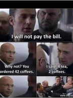 I will not pay the bill - poza demo