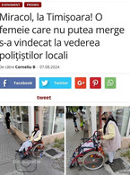 Miracol la Timisoara| O femeie incepe sa mearga - poza demo