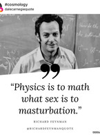 Physics is to math what sex is to masturbation - poza demo