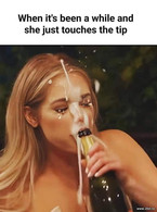 When it's been a while and she just touches the ti - poza demo