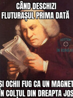 Cand deschizi fluturasul prima data - poza demo