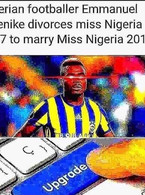 Nigerian footballer divorces miss Nigeria 2017 - poza demo