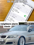 My alarm clock and my neighbours alarm - poza demo