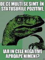 Statusurile pozitive versus cele negative - poza demo