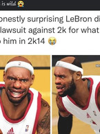 Surprising LeBron didn't file a lawsuit against 2k - poza demo