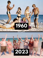 Beaches in 1960 and 2023 - poza demo