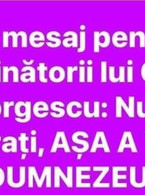 Mesaj pentru sustinatorii lui Calin Georgescu - poza demo