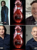 Burnt Hair, before and after. Elon and Jeff Bezos - poza demo