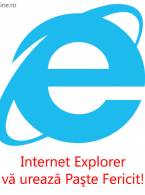 Urarea lui Internet Explorer de revelion - poza demo