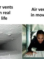 Air vents in real life and in movies - poza demo