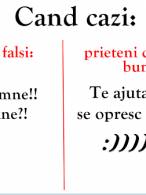 Prietenii buni și prietenii falși atunci când cazi - poza demo