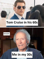 Tom Cruise in his 60's and me in my 30's - poza demo