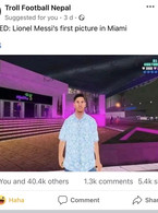 Lionel Messi first picture in Miami - Vice City - poza demo