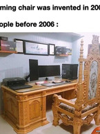 Gaming chair was invented in 2006 - poza demo