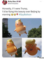 Trump balloon over Beijing - poza demo
