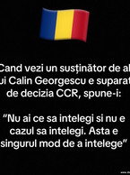 Cand vezi un sustinator al lui Calin Georgescu - poza demo