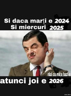 Si daca marti e 2024 si miercuri 2025 - poza demo