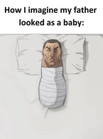 How I imagine my father looked as a baby - poza demo