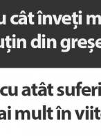 Cu cât înveți mai puțin din greșeli - poza demo