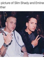 Rare picture of Slim Shady and Eminem - poza demo