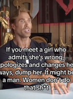 If you meet a girl who admits she's wrong - poza demo