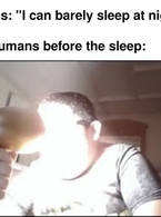 Humans: I can barely sleep at night - poza demo