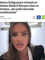 Bianca Dragusanu nu voteaza cu Nicusor - poza demo