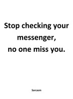 Stop checking your messenger - poza demo