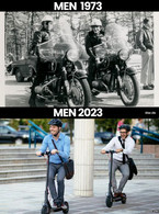Men in 1973 and men in 2023 - poza demo