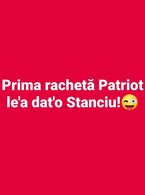 Prima racheta patriot le-a dat Stanciu - poza demo