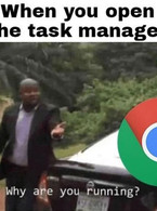 When you open the task manager - Chrome - poza demo